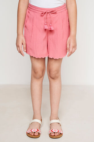 Pink Solid  Shorts, Pink, image 1